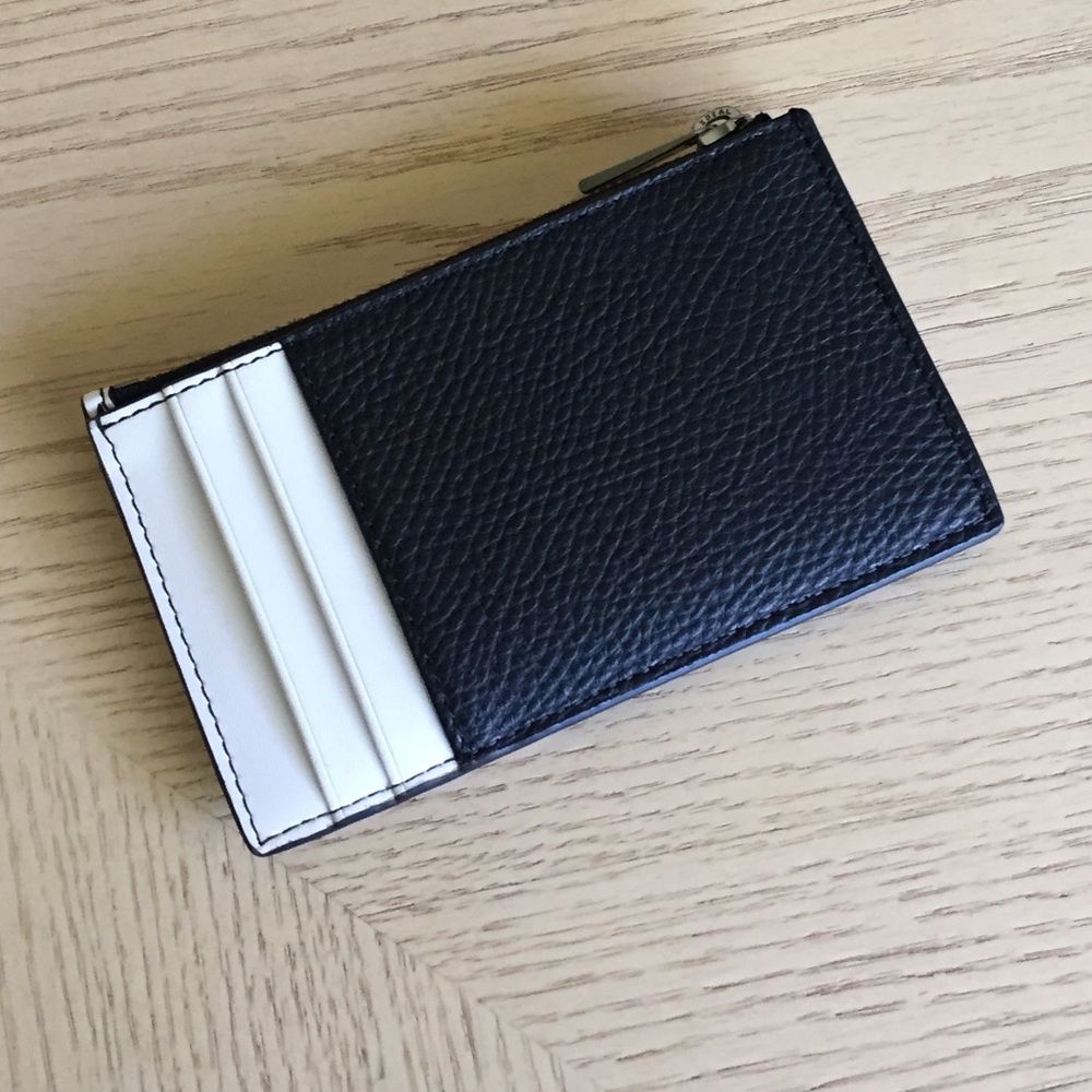 Michael Kors Cooper Black Slim Wallet Card Holder - Picture 2 of 9